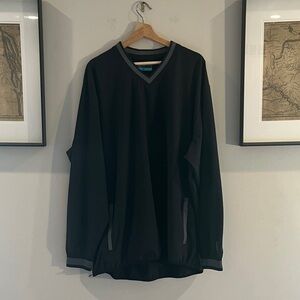 PGA Tour Black V-Neck pullover jacket